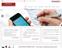 Tablet Screenshot of contacor.ro